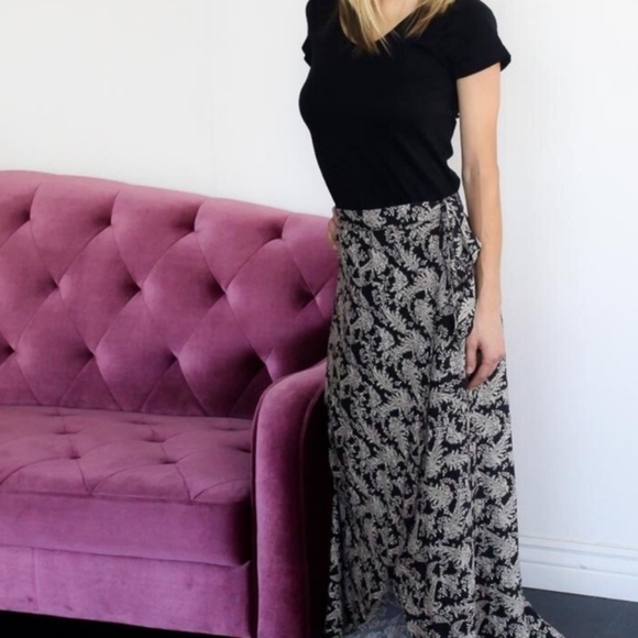 High Low Wrap Maxi Shirt - Picture 2 of 3